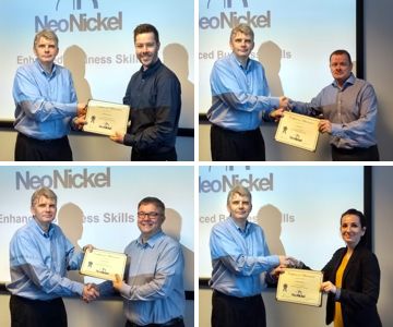 NeoNickel Employees Complete Enhanced Business Skills Course